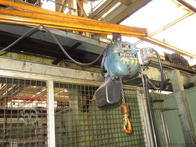 Column swing crane Chain Hoist Demag KBK Kran Drehkran Hallenkran L 3m Demag KBK100 125Kg + DK Kettenzug