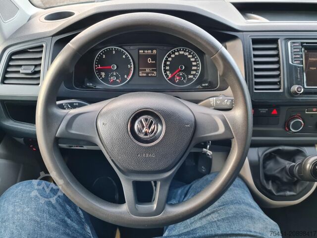 Kastenwagen VW T6 Kasten DoKa 6-Sitze lang AHK ALU LED NAVI KLIMA