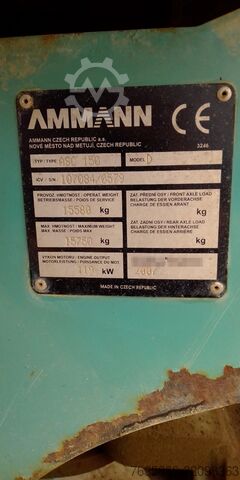 Single drum roller Ammann ASC150