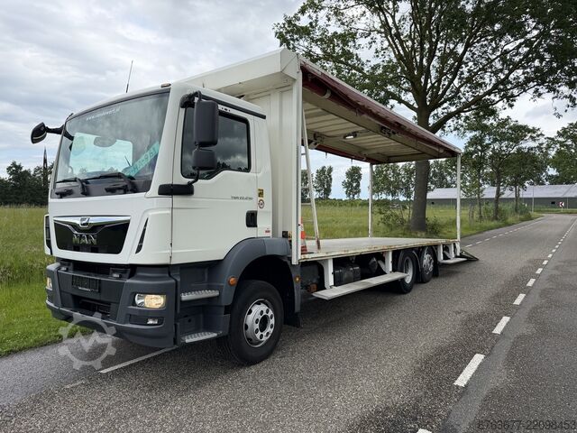 TGM 22.250 6x2 beverage truck, 240,000 km, 2015, EURO 6, 2,500 kg tail lift, full air suspension MAN MAN TGM 22.250 6x2 drankenauto 240dkm 2015 EURO6 laadklep2500kg