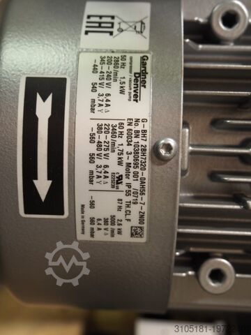 Vacuum blower/pump Gardner Denver G-BH7