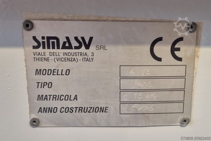 SIMAC Kantenfräsmaschine mit festem Winkel 200 SIMAC 200