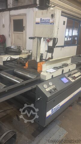 Band saw Vol automatisc Verticale lintzaag Bauer Bauer VG 320 ST