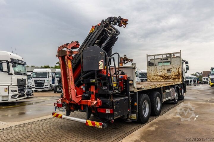 Open body RENAULT C 380 DXI+Palfinger 26 T/m+5EXT.