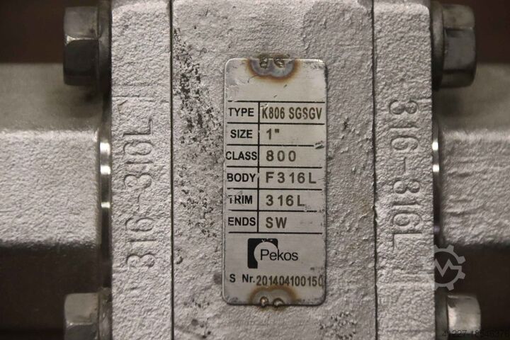 Kugelhahn Innengewinde Edelstahl Pekos K806 SGSGV  1 Zoll