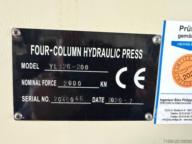 4-column press Yangli YL32G-200
