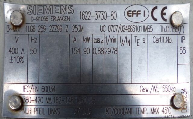 Schraubenkompressor GA90FF Atlas Copco GA90FF