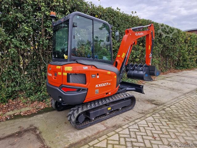 Mini excavator Kubota KX027-4 Hi-spec (NIEUW)