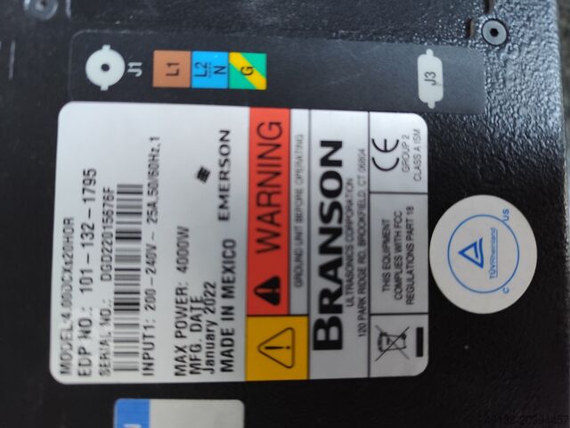Ultrasonic Generator Emerson Branson DCX 4000 H01