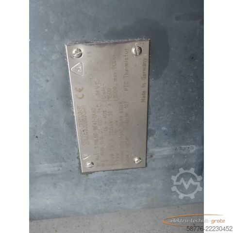 Control unit Siemens 1PH6107-1NF47-2AA0 AC-HSA-Motor SN: EJ899151601007