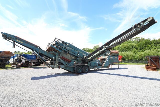 Mobile 2-Deck Klassiersiebanlage Powerscreen Turbochieftain 1200