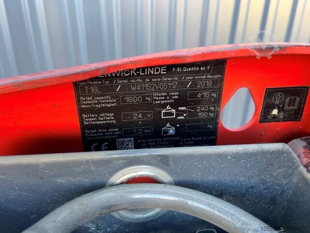 Electric Pallet Truck Linde T16L