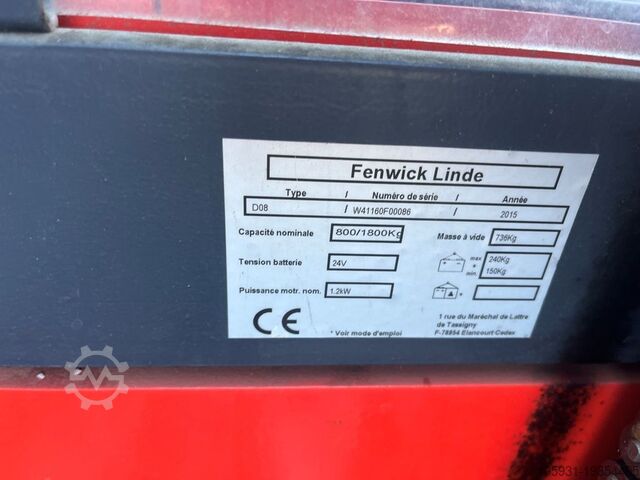 Pedestrian Stacker Linde D08