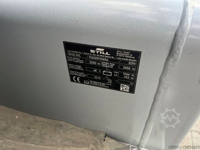 Electric 3-wheel forklift Still RX20-20L