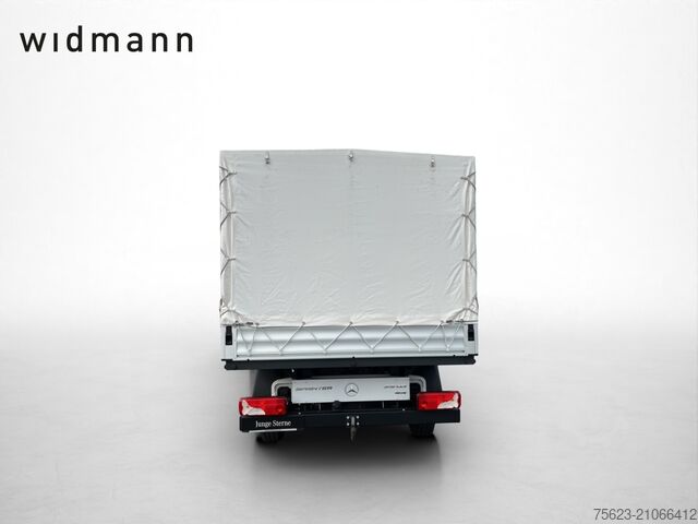 Transporter mit Pritsche & Plane Mercedes-Benz Sprinter 319 CDI 4x4 Doka Pritsche  Klima LED AHK