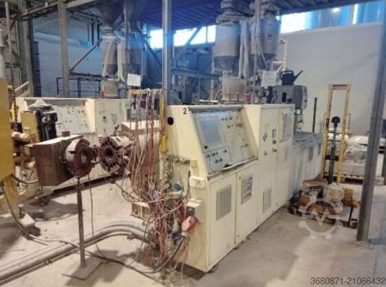 2x Produktionslinie mit BA105 AMUT co-ex  2x Linia produkcyjna z BA105 AMUT