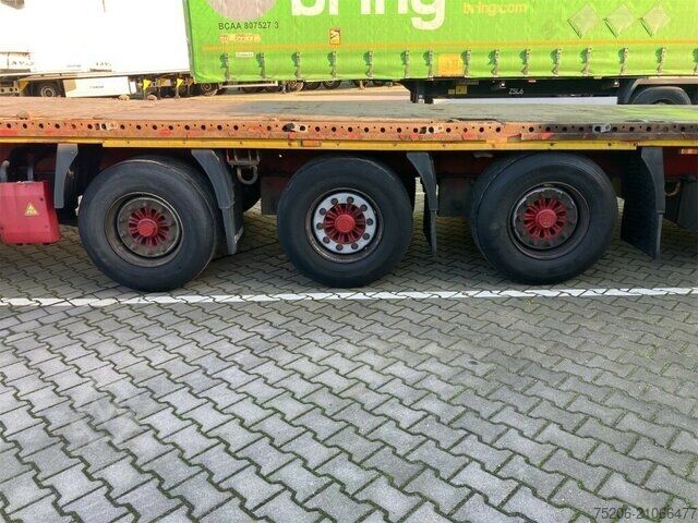 Auflieger mit offener Pritsche Krone Mega Liner Plateau mit Containerverriegelungen SDP 27 eLCVB4-S