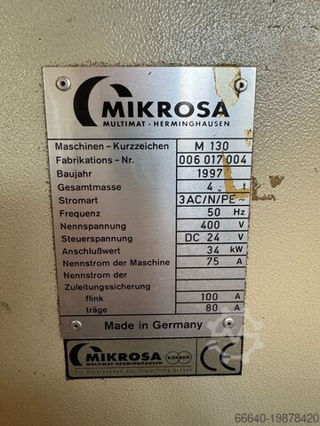 Centerless grinding machine Mikrosa M 130
