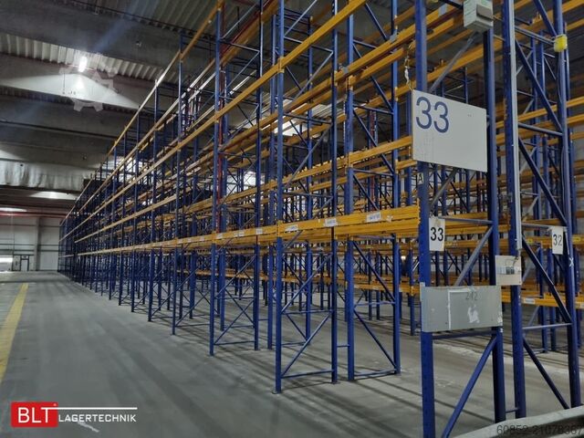 Schwerlastregal Industrieregal Hochregal Jungheinrich Delta – 14,10 lfm | Höhe 7, Höhe 7,50 m , Boden +3 , Fachlast 2700kg