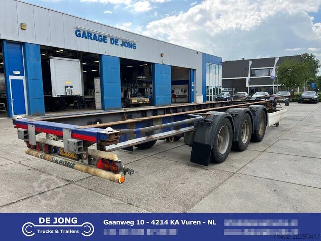 Container transport Krone SD 45FT / 4220 kg / Container Chassis / BPW + Drum