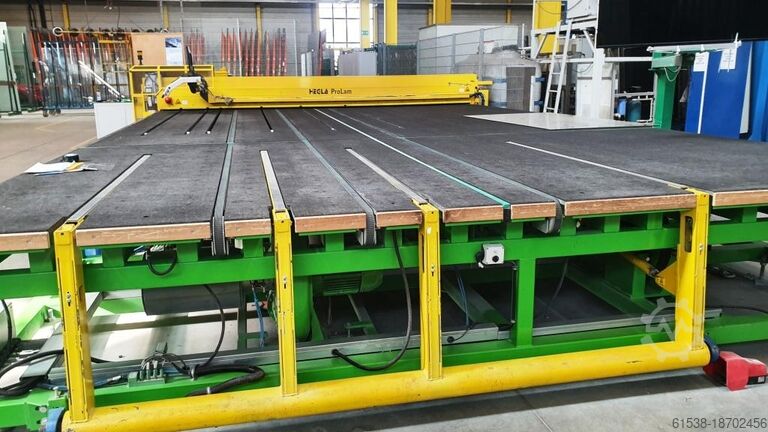 Autom. VSG-Zuschnittanlage HEGLA ProLam 46