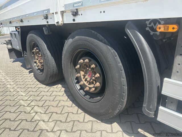 Flatbed truck MAN TGX 26.470 6x2  Palfinger PK 18500 Funk + Hänger
