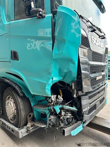 Viehtransporter LKW SCANIA S500 4x2 LL 3.Stock Finkl Viehwagen *unfall*