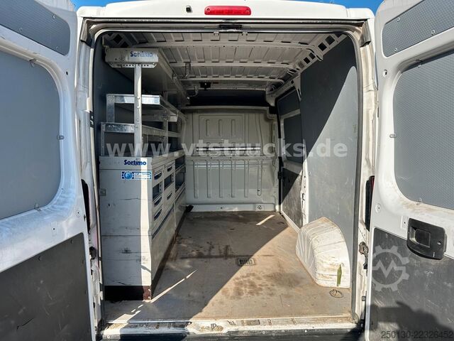 High top van FIAT Ducato Kasten 35 140 L2H2 Sortimo Fahrzeugregal