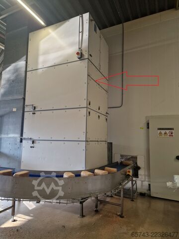 Bread cooling room, ventilation ducts  