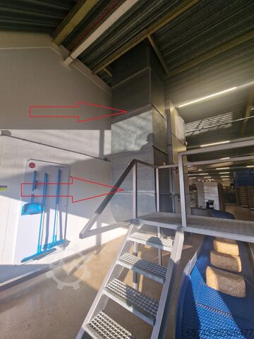 Bread cooling room, ventilation ducts  