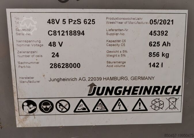 Elektrisch – 3 Räder Jungheinrich EFG216 2021y/ 3.3m free lift/ 8096h