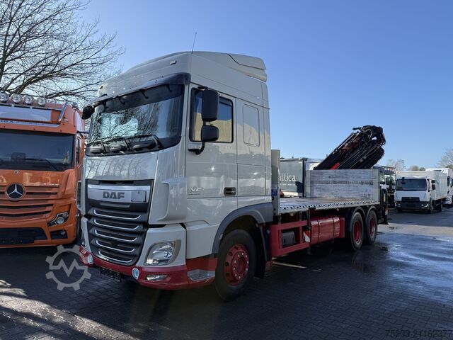 LKW mit Pritsche (offen) Daf XF440 6X2 Palfinger PK 34002 bis 29 Meter