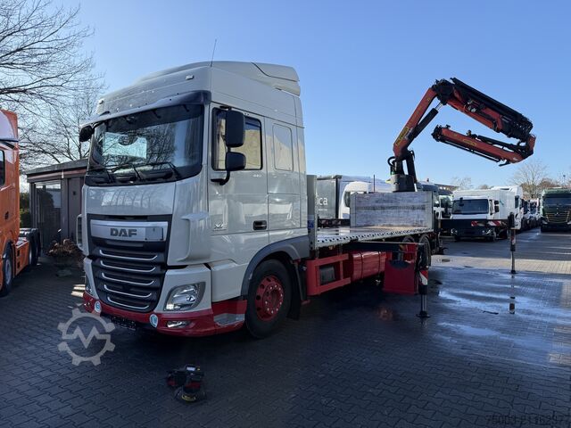 LKW mit Pritsche (offen) Daf XF440 6X2 Palfinger PK 34002 bis 29 Meter