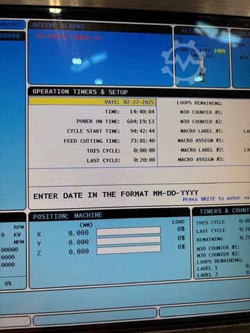 Vertikales Bearbeitungszentrum HAAS TM3P
