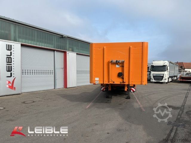 Low loader semitrailer MEUSBURGER MPG-3*Tieflader*Lift/Lenk*Rungent.*TwistLock*