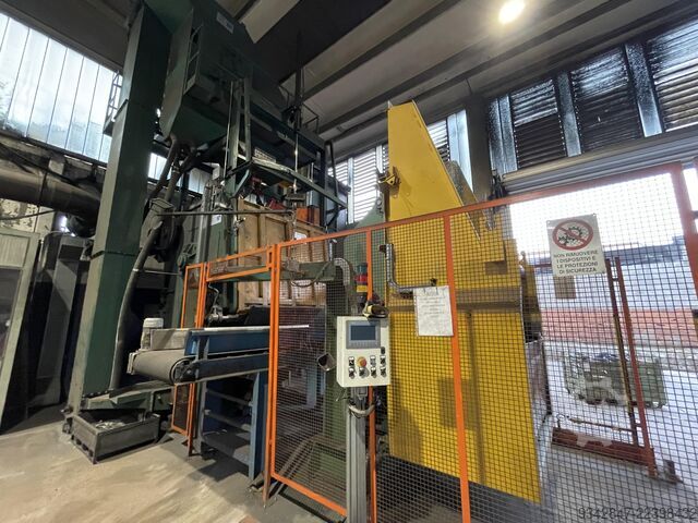 Shot blasting machine Carlo Banfi, revamp. Metal Service srl GT30