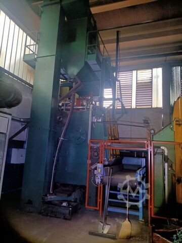 Shot blasting machine Carlo Banfi, revamp. Metal Service srl GT30