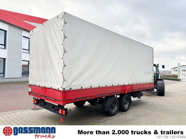 Anhänger mit Pritsche & Plane  AUWAERTER LT 10,6/18