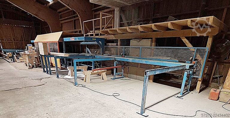 Vollautomatische Abbundmaschine Hans Hundegger ABM-K2-A