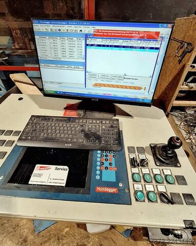 Vollautomatische Abbundmaschine Hans Hundegger ABM-K2-A