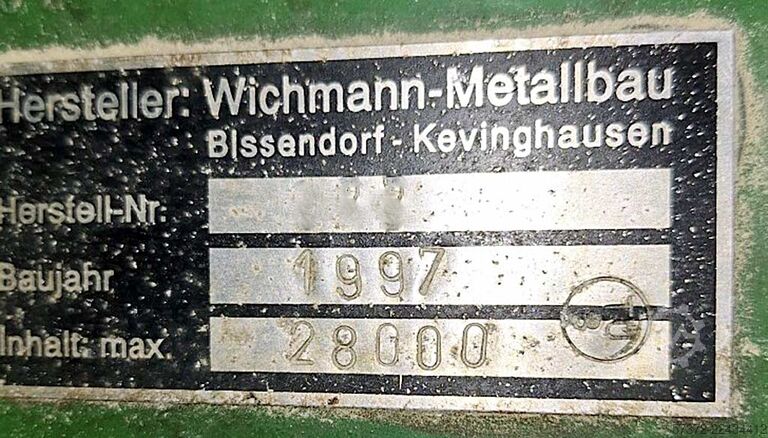 Imprägnieranlage Wichmann-Metallbau 28-M3