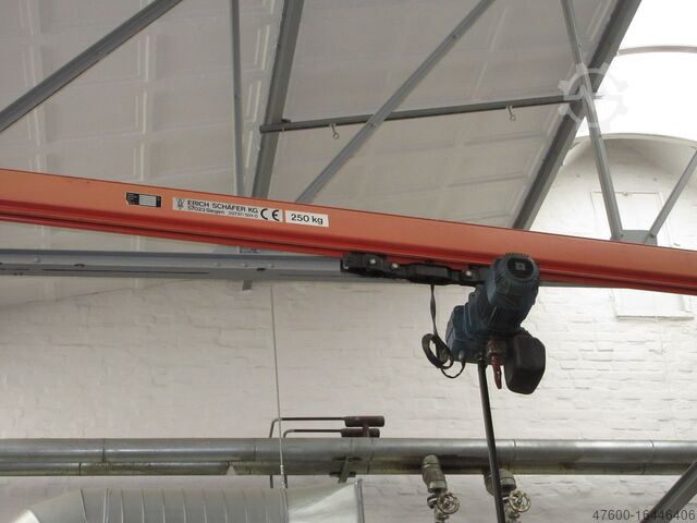 Kranhimmel Kran Hallenkran Kranbahn Demag Kranbahn KBK2 250KG 9x7m + Zubehör Demag KBK 2 II KBK2 250Kg + Kettenzug