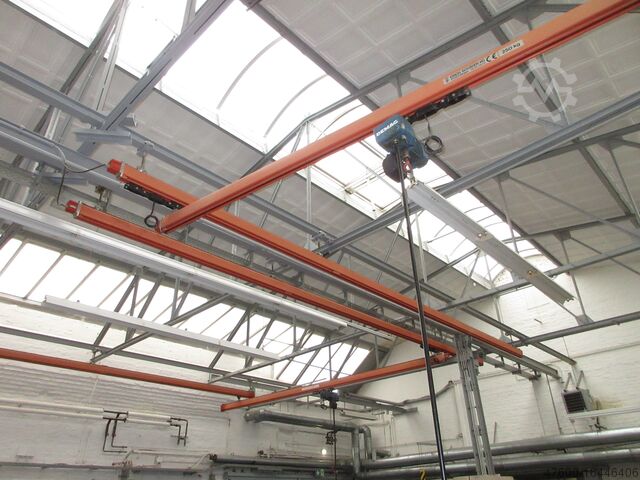 Kranhimmel Kran Hallenkran Kranbahn Demag Kranbahn KBK2 250KG 9x7m + Zubehör Demag KBK 2 II KBK2 250Kg + Kettenzug