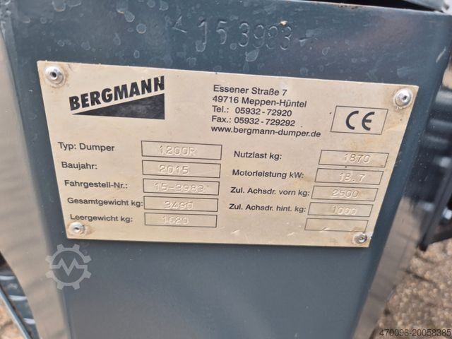 Sonstige BERGMANN 1200 R*Dumper*3500 Stunden*Top*