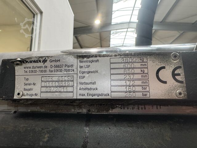 Fork positioner Durwen DRPK 45CSM [ID: 1119]