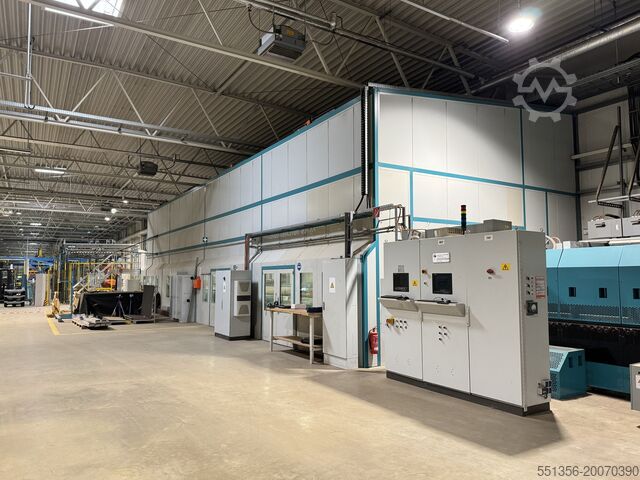 Glass tempering furnace, washing machine, cutting table TAMGLASS HEGLA ZIPPE BENTELER 