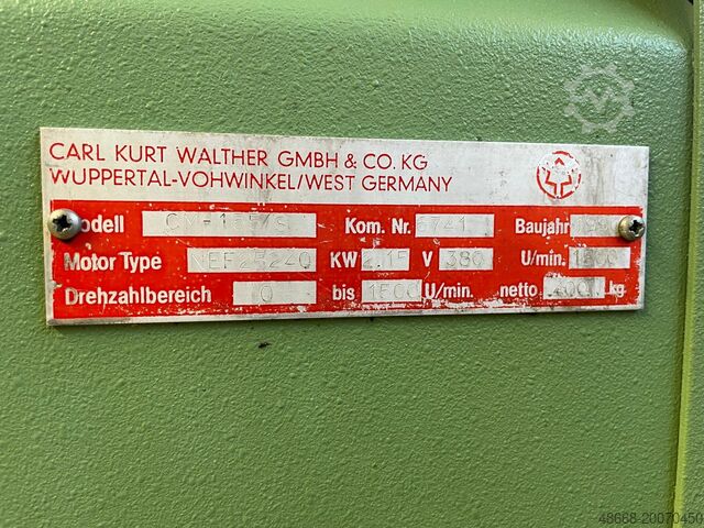 Vibratory finishing machine Circular vibrator Walther Trowal CM 155