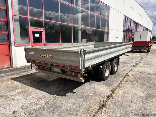 Three-way tipper trailer Humbaur htk105024  Tandemkipper- Tieflader