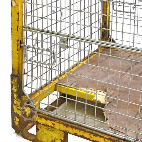 Used Mesh Container stackable and foldable B-quality, with damage, L: 1605, W: 1150, H: Kruizinga 98-5960GB-B