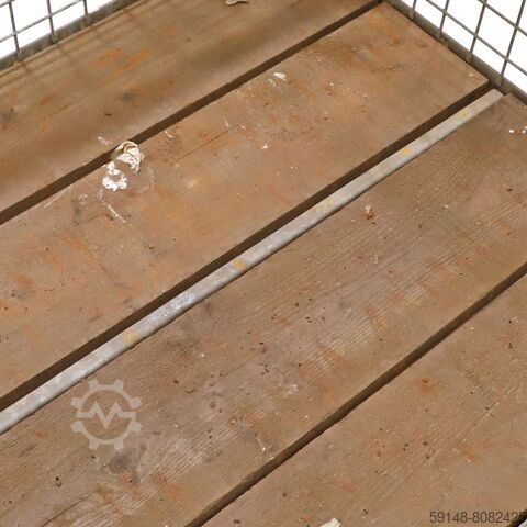 Used Mesh container fixed construction fixed construction stackable 1 long side open, L: Kruizinga 98-5996GB